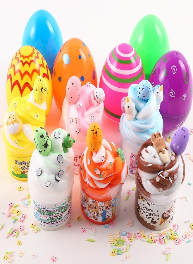 Funewest Easter Basket Stuffers for Kids, 6 Pack Butter Slime Eggs with Colorful Slimes Charms & Toys Inside, Easter Basket Essentials for Teens Girls Boys, Non-Toxic & Child Safe Egg Hunt Gifts - Image 1